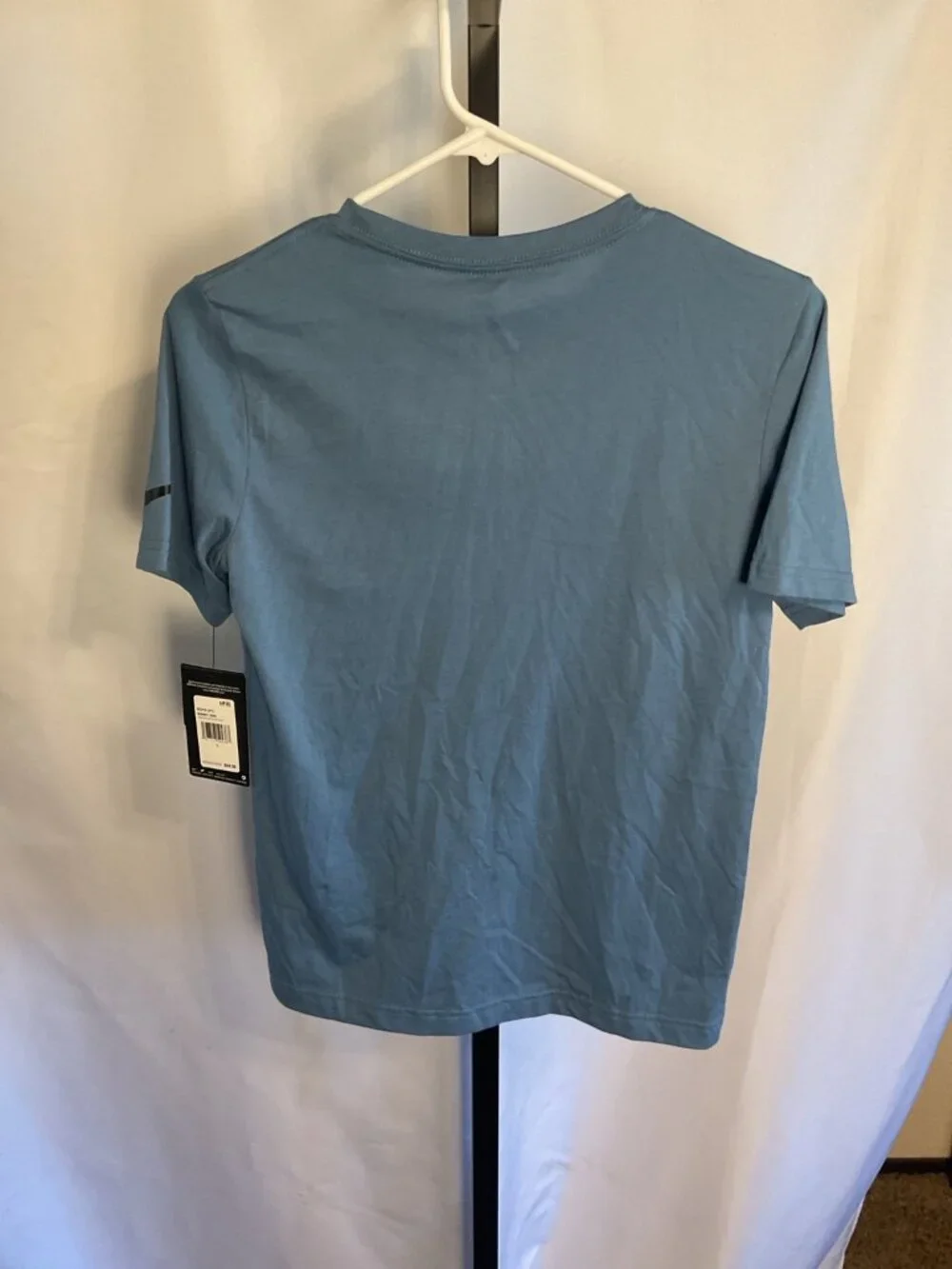 Nike 3BRAND by Russell Wilson Boys Graphic T Shirt Blue Neon Logo Short Sleeve S